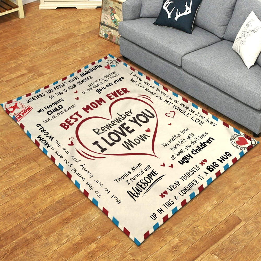 To My Mom Blanket – Heartfelt Gift from Daughter & Son |Mother’s Day, Birthday & New Mom Gift 💖