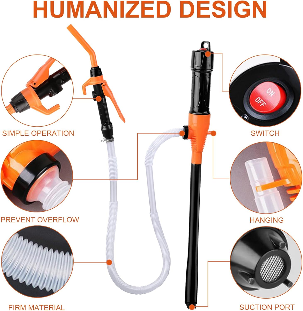 Battery Operated Electric Fuel Transfer Pump（Upgraded version）