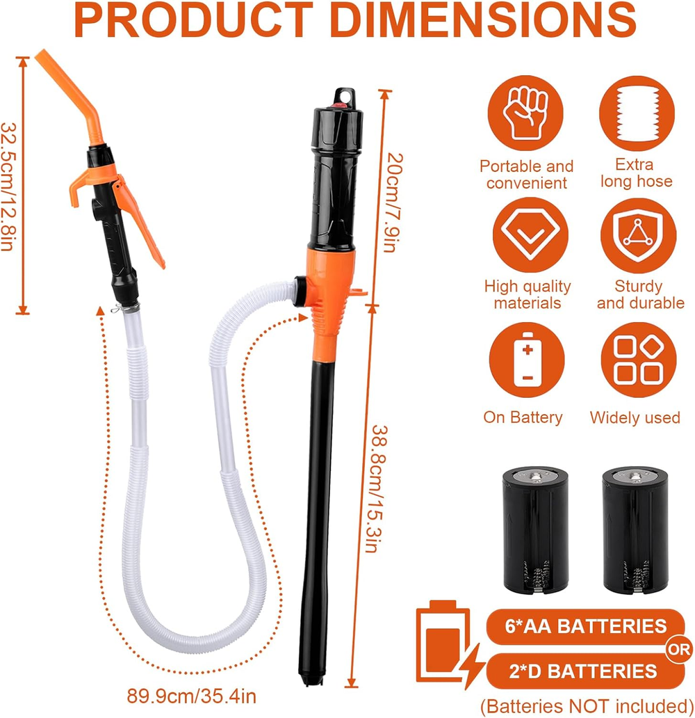 Battery Operated Electric Fuel Transfer Pump（Upgraded version）