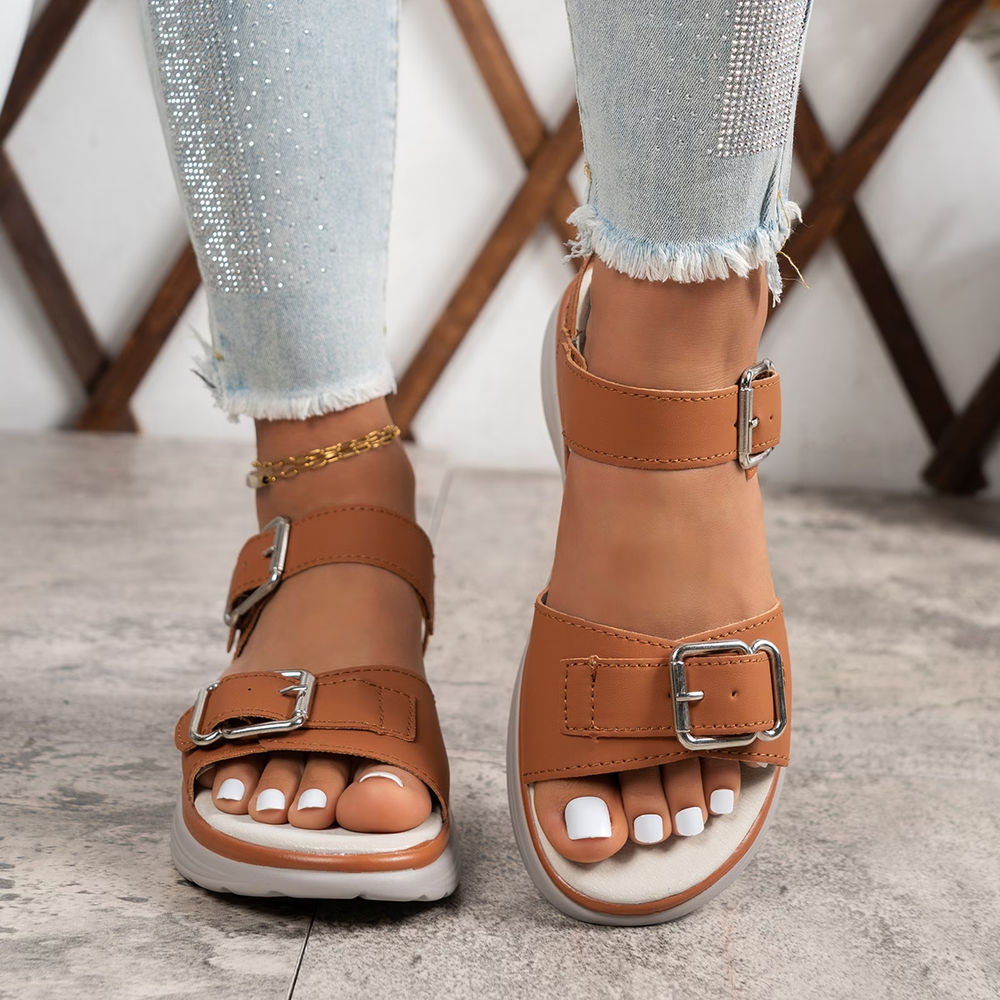 🔥2026 Summer Best Seller — Last Day Sale 50% OFF!🔥Women's Soft-Sole Orthopedic Sandals | Ultra-Comfortable Open-Toe Design