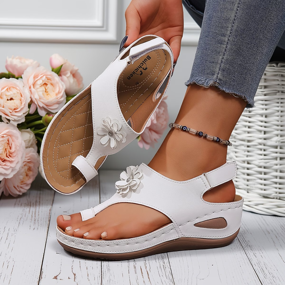 🔥Best Seller-Last Day Sale 50% OFF🔥Summer Women'S Thick Sole Wedge Sandals